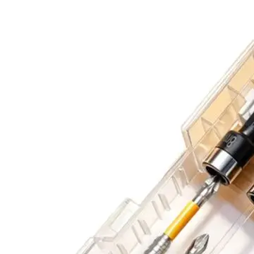 34Pcs For Impact Driver Bit Set Alloy Steel Magnetic Hex Shank Screwdriver Bits For Power Drill Fastening Repair Tools Kit With