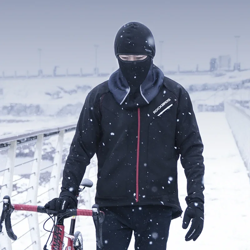 Rockbros inverno máscara facial inverno ciclismo escalada caminhadas velo térmico manter quente à prova de vento motocicleta ciclismo rosto balaclava