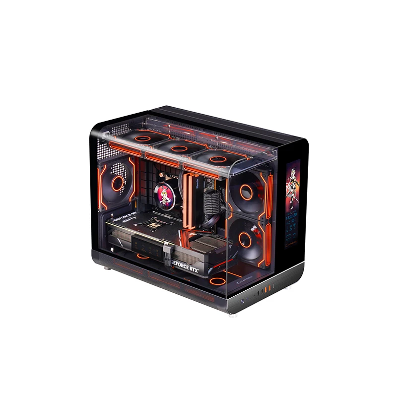 Power Train WING Computer Case M-ATX ITX Seaview Room Three-sided
