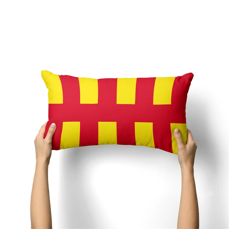 Gaslight Gatekeep GirlbossKiss Northumberland England Rectangular Throw Pillow Covers Cushion Cases Pillowcases