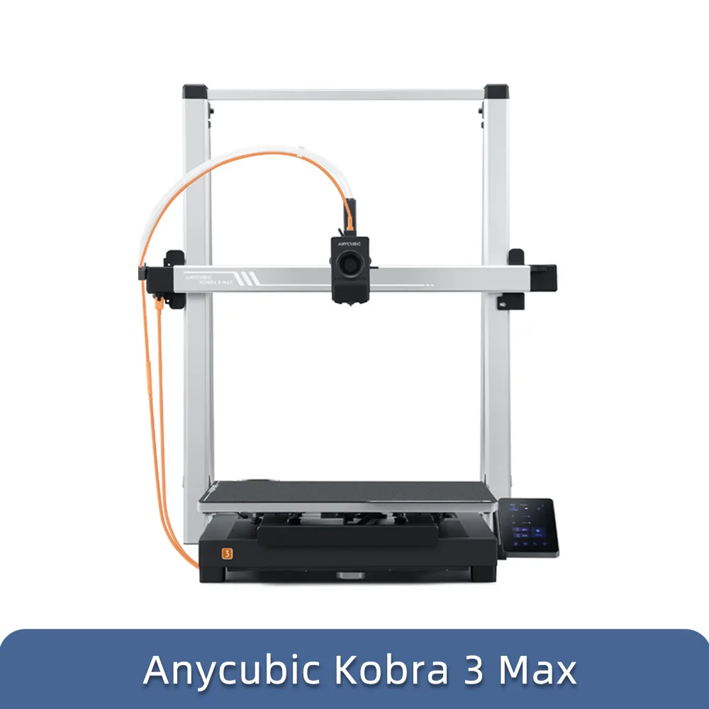 3D-Drucker ANYCUBIC Kobra 3 Max V2 Maximale Druckgeschwindigkeit 600mm/s Mit Großformat 500*420*420mm FDM Automatische Nivellierung