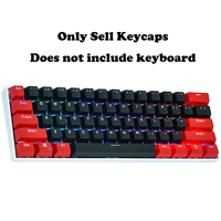 1 Set 60% Keycaps PBT Backlit Key Caps For Mechanical Keyboard RK61 ALT61 GH60 Anne Poker OEM Profile ANSI 61 Layout Keycap