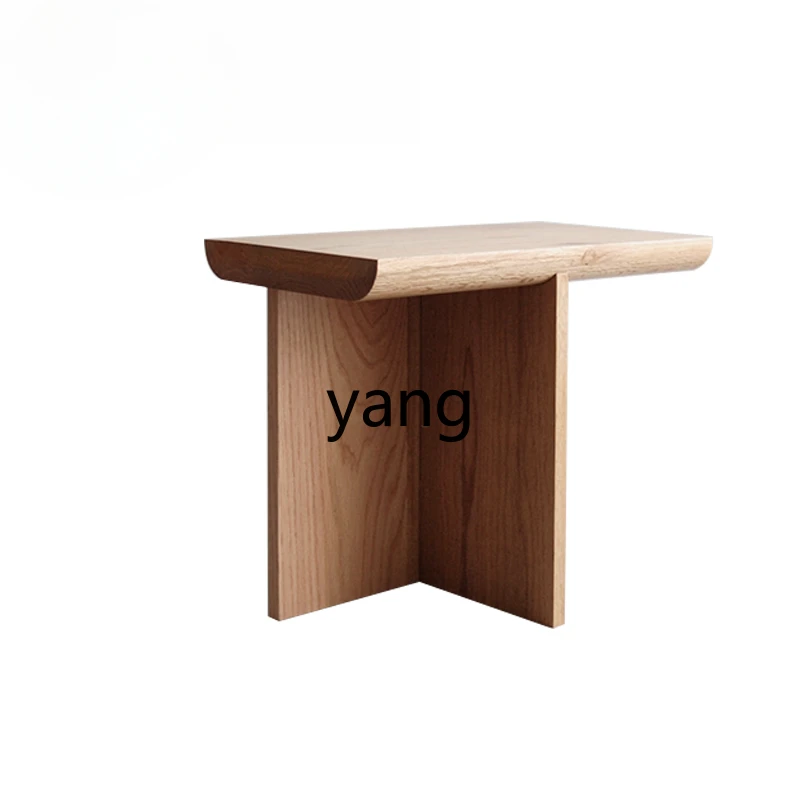 

LMM Nordic Modern Minimalist Solid Wood Combined Tea Table Light Luxury Design Creative Strange Shape Side Table