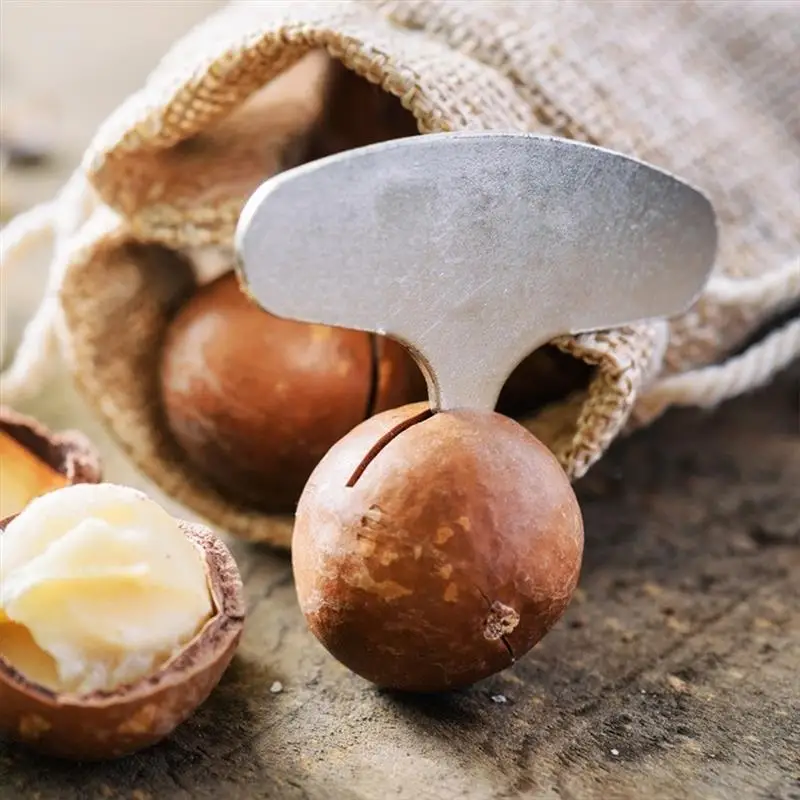 

100Pcs Metal Nut Sheller Mini Nut Crackers Macadamia Walnut Opener Portable Nut Opener nut opener Iron chip fruit remover