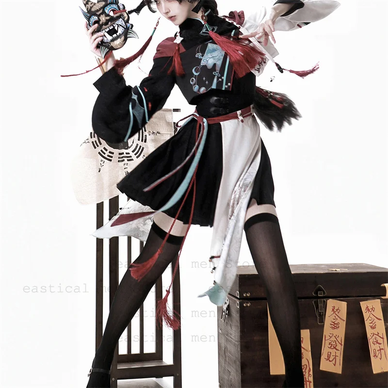 ชุดคอสเพลย์ชุดกี่เพ้าแบบปรับปรุงใหม่ ปี 2025 สไตล์จีนใหม่ ชุดฮั่นฝูแบบปรับปรุง ชุดเดรสผู้หญิง ชุดโลลิต้า ชุดคอสเพลย์ กระโปรงสไตล์เจเค