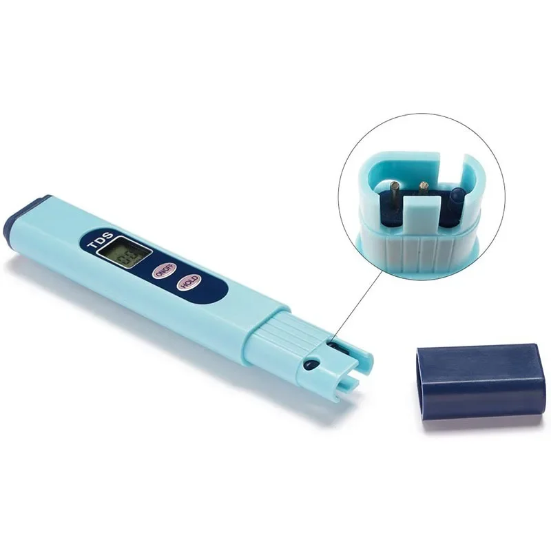 Imagem -03 - Tds Testador Digital de Salinidade Medidor para Piscina de Água Salgada para Peixe Koi Teste de Qualidade de Água Potável para Casa