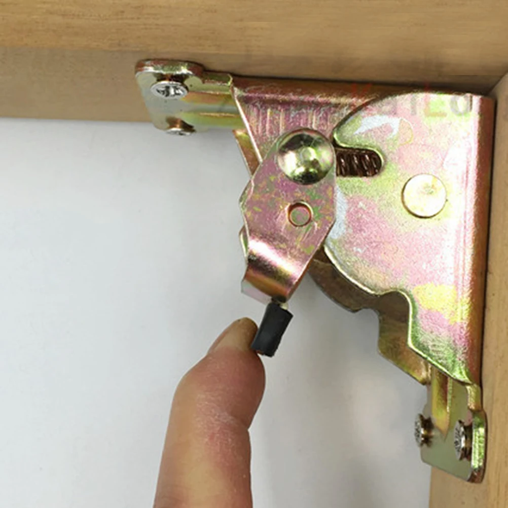 

2pcs Self-Locking Folding Support Frame For Table Chair Leg Brackets Hinges Home Furniture 90 Degree Spring Activated Positive