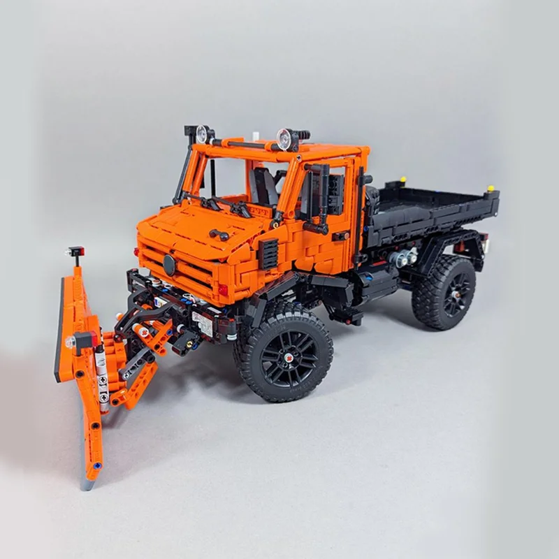 2789 PCS MOC Orange Unimog off-road vehicle Model Modular DIY Building Blocks Kids Assembly Display Toys Festival Surprise Gift