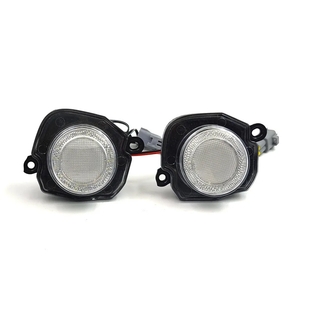 

July King LED Daytime Running Lights for Suzuki Jimny JB64 / 74, LED 6000K White Angel Eyes DRL With Yellow Turn Signals