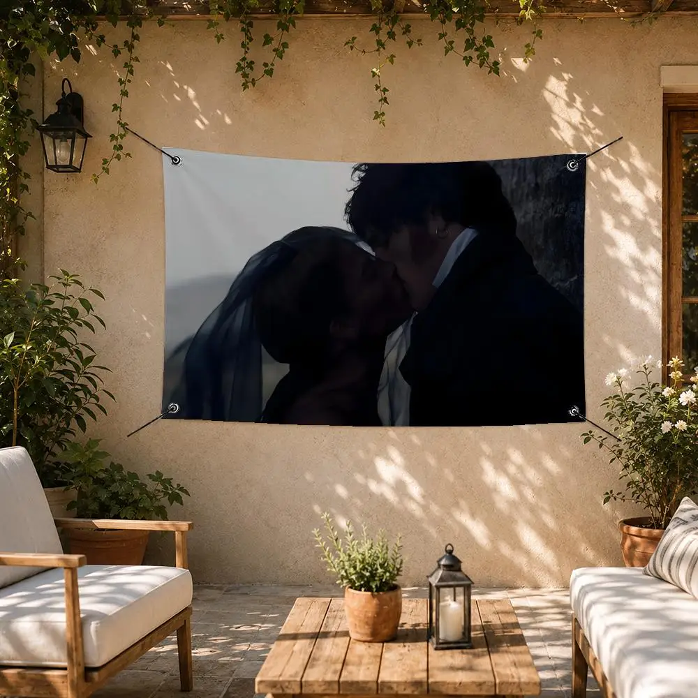 Dark Novel Wuthering Heights Flags Room Bedroom Home Outdoor Wall Hanging Concert Printed Background Decoration Art Banne