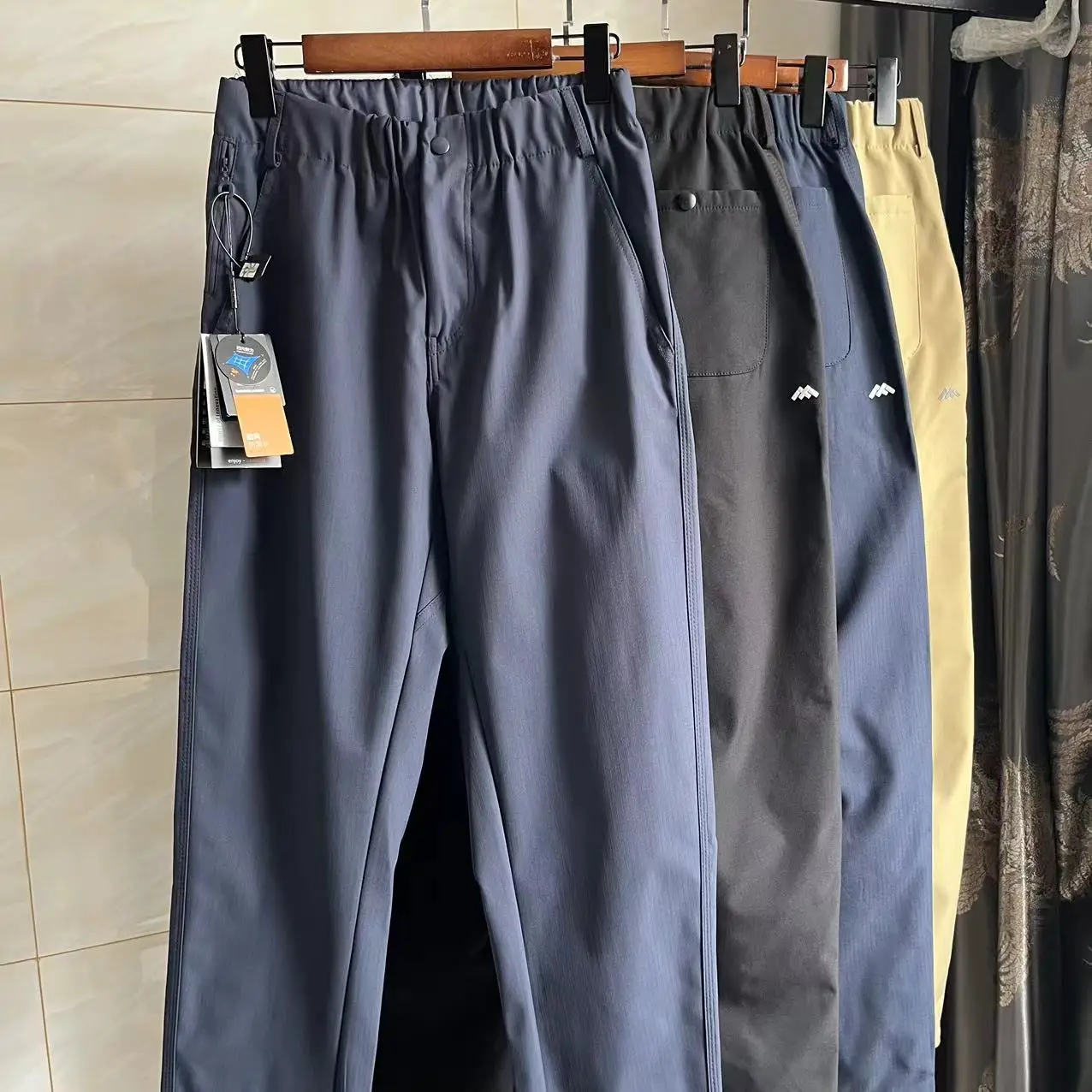 

4D стерео пошив мужские легкие спортивные повседневные брюки на открытом воздухе дышащая эластичная рабочая одежда весна-лето для поездок на работу модные U...