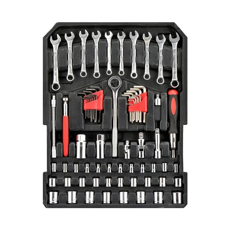 399 Pieces Auto Repair Tool Set Sleeve Wrench Household Tools Aluminum Shell Tool Set