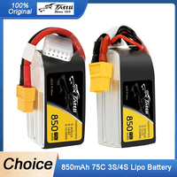 ACE Tattu LiPo Rechargeable Battery 3-4S 850mAh 75C for RC FPV Racing Drone Quadcopter