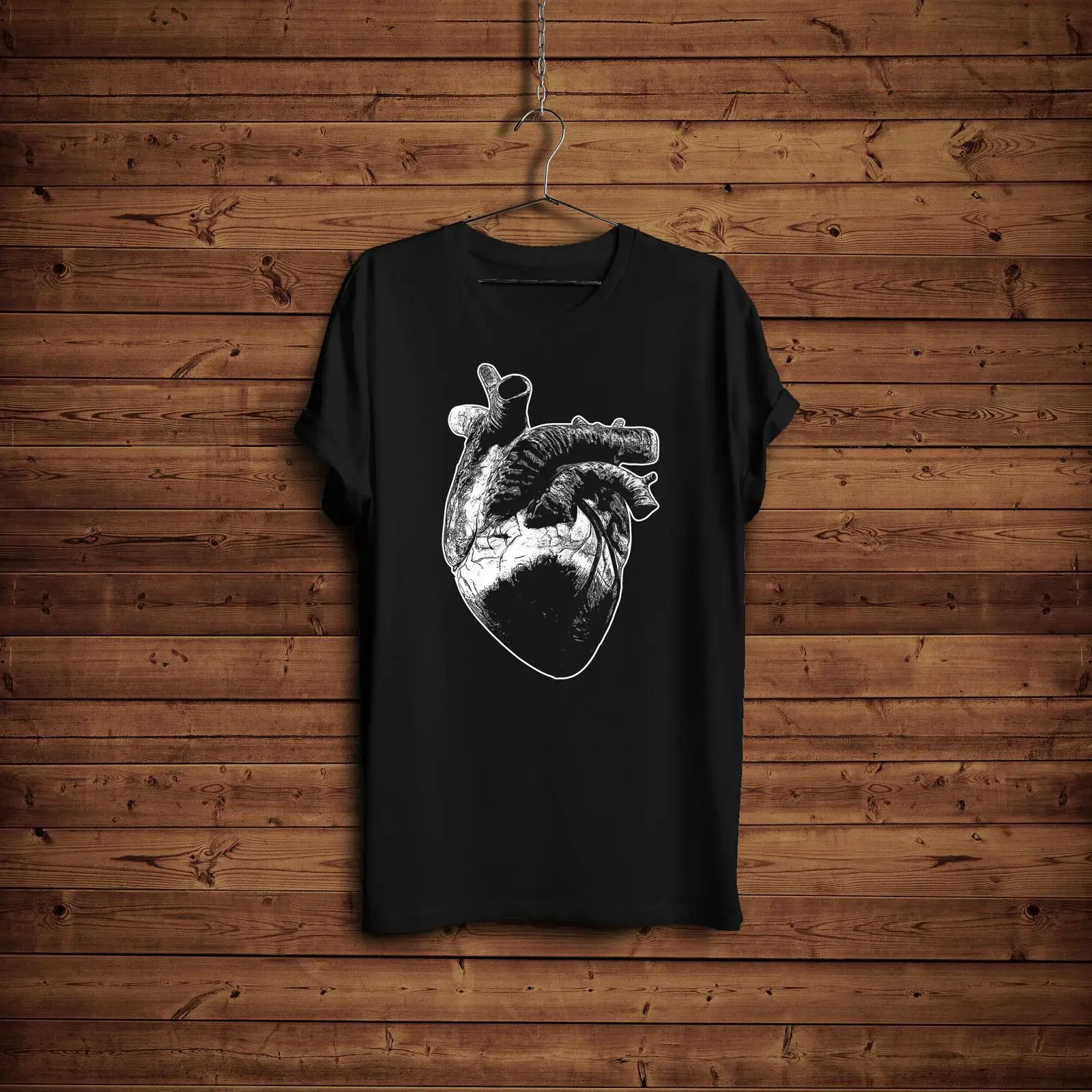 Anatomical Heart T shirt Cardiac Nurse Cardiologist Medical Science For National Day vintage Washed Comfortable Versatile