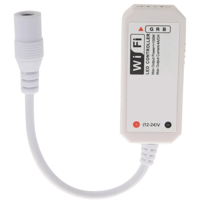 ABSF LED WiFi Remote Controller Works with Alexa/Google Home Voice Control for 5050/3528 RGB LED Strip Lights Change/Dimmer/Time