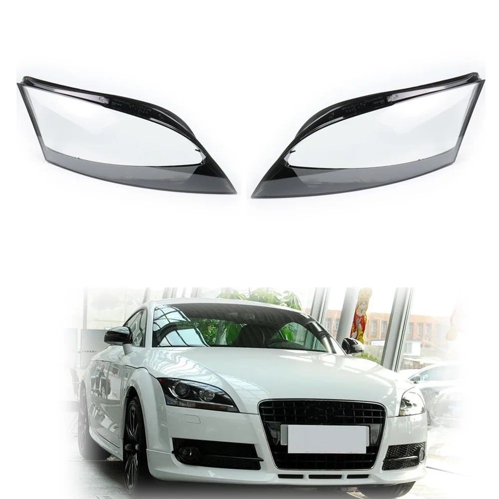 For Audi TT R8 TTS Roadster 2008-2014 Car Headlight Lens Cover Head Lamp Shade Shell 8J0941029AP 8J0941030AP AU2502213 AU2503213