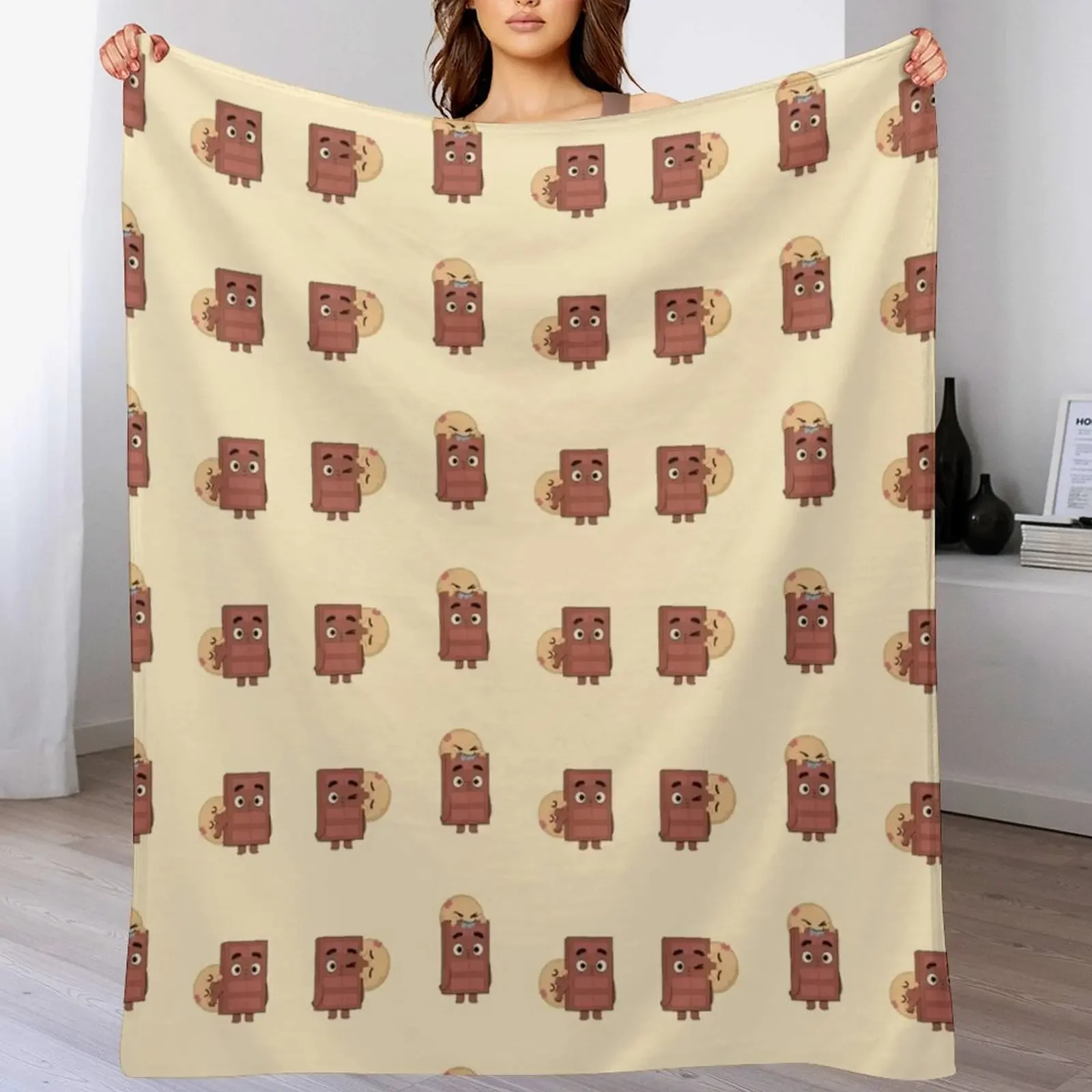 

Be my Food Throw Blanket Stuffeds Picnic Blankets