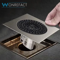Odor Proof Floor Drain Anti Odor Prevent Backflow One-way Drain Valve Inserted Drain Plug Shower Drain Plus 304 Stainless Steel