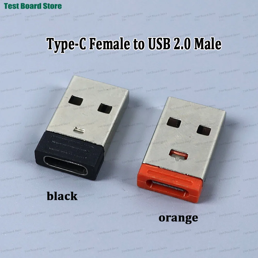 2/5/10PCS USB Male to Type-C Female Adapter USB-C Adapter TYPE C Female Socket To USB2.0 Data Cable PD Charging Socket