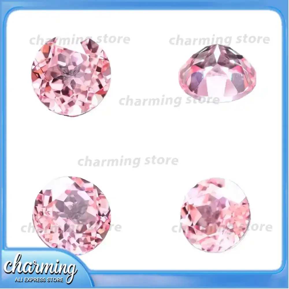 

Лабораторно выращенный розовый сапфир «Сакура» круглой огранки для изготовления ювелирных изделий (для Pandora, Tiffany, Zales), сертифицированный GRA