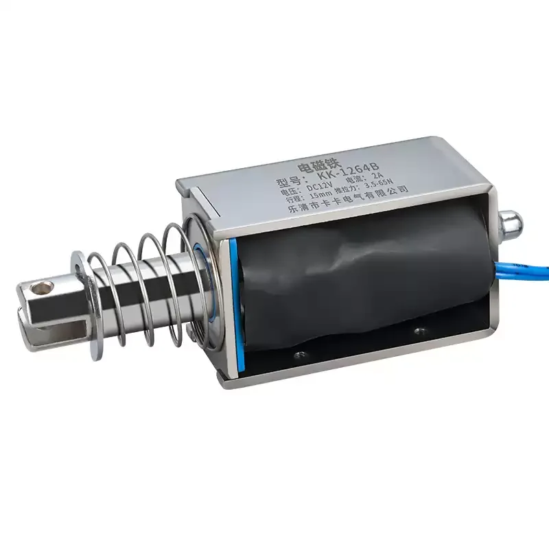 Suitable for 1264B 65N 20mm Through The Push-pull Electromagnet DC 12/24V Strong Suction Closing Long Stroke Telescopic Rod