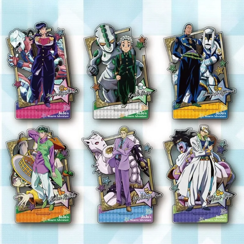 

New Hot JOJO Bizarre Adventure Surrounding Indestructible Diamond Series Signboard Acrylic Desktop Decoration Model Toy Gifts