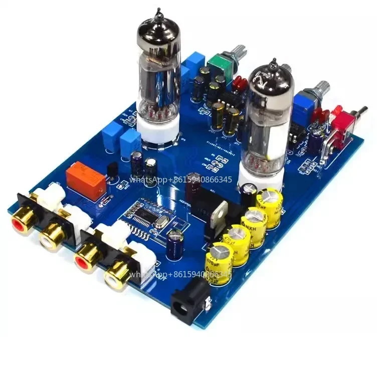 Amplificador Bluetooth Tube Preamplifier Fever Hifi 6J5 Bile Vacuum Tube Preamp NE5532 Pre Amplifier Tone Control Board NEW