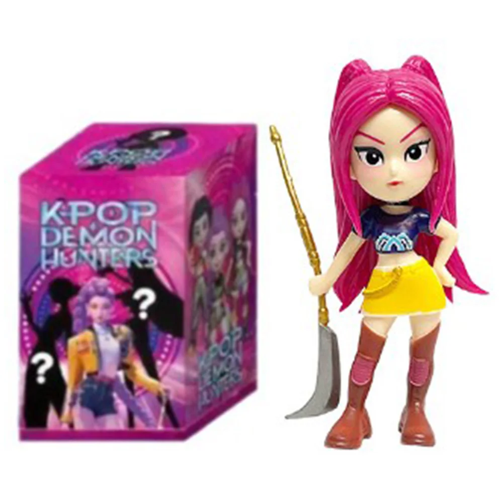 Venda quente K-pop Demon Hunters Figura Brinquedo Dos Desenhos Animados Rumi/Mira/Zoey Figura de Ação PVC Decoração de Mesa Modelo Boneca Brinquedo Fãs Presente