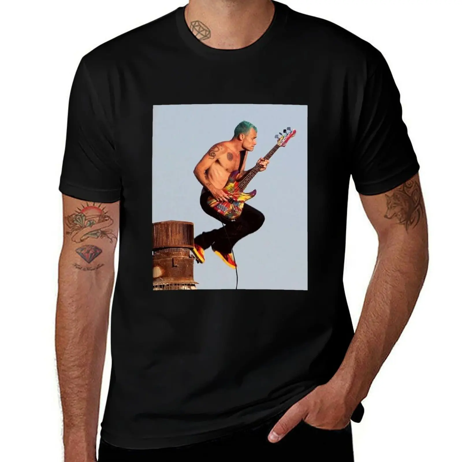 

Flea Bass T-Shirt cotton t shirts high quality t shirts for man pack white T-Shirt