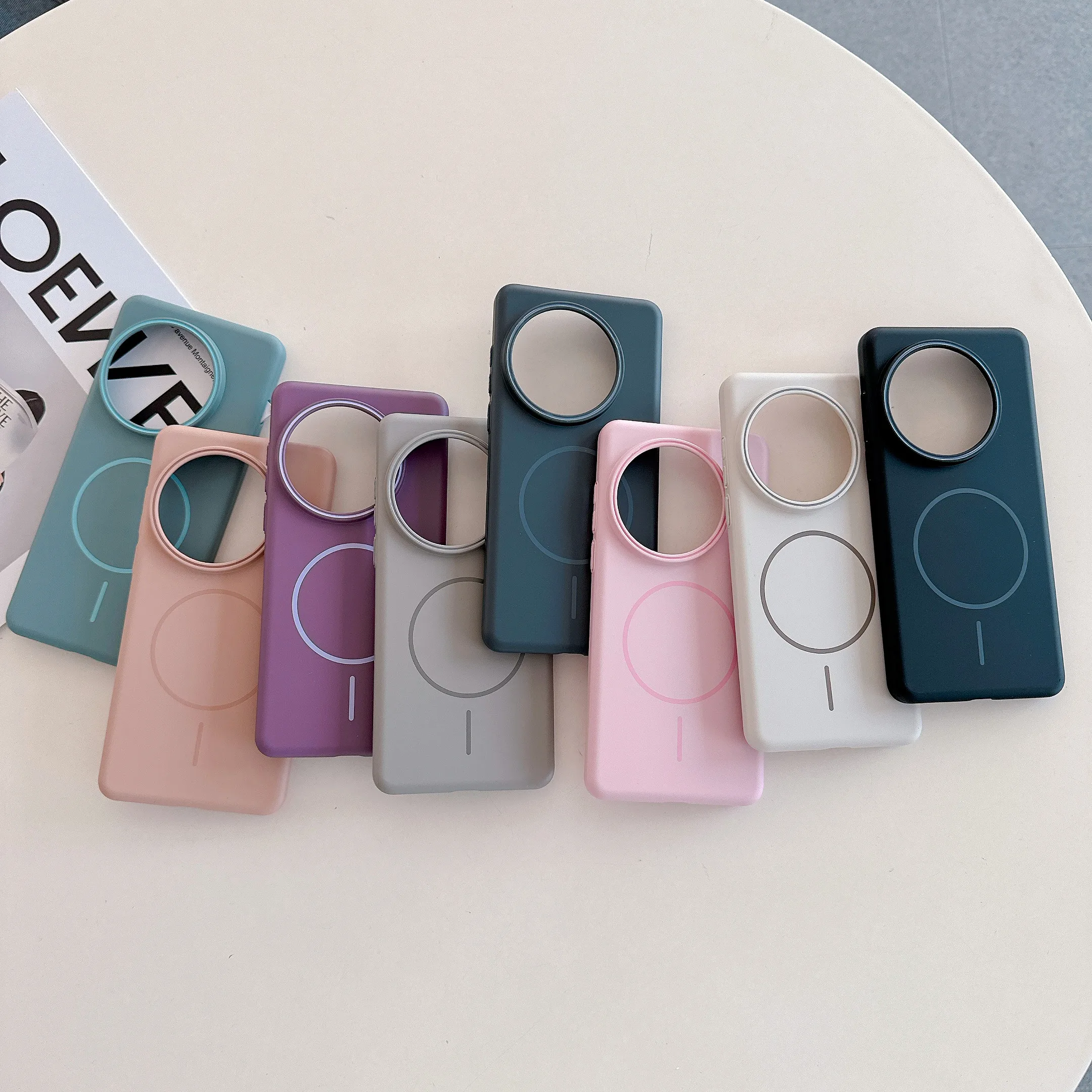 For Magsafe Magnetic Wireless Charging Case For Oneplus 13 Luxury Original Ultra Thin Matte Hard PC Shockproof Protective Cover