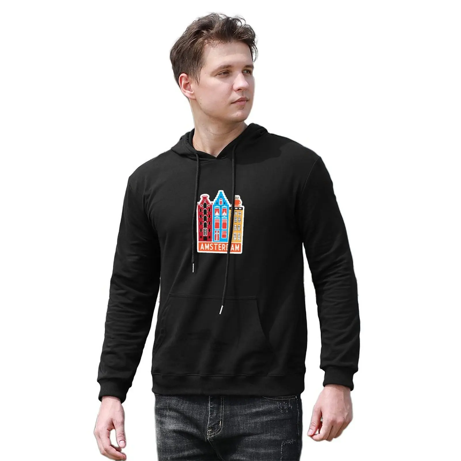 Amsterdam! Pullover Hoodie autumn new products fashion men hoodie streetwear