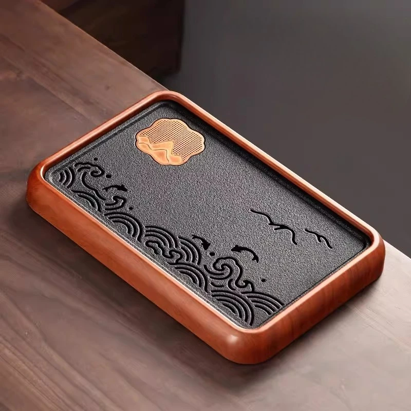Rectangular Giant Tea Tray Kitchen Modern Nordic Bamboo Antique Tea Tray Designer Vintage Rattan bandejas madera Tea Supplies
