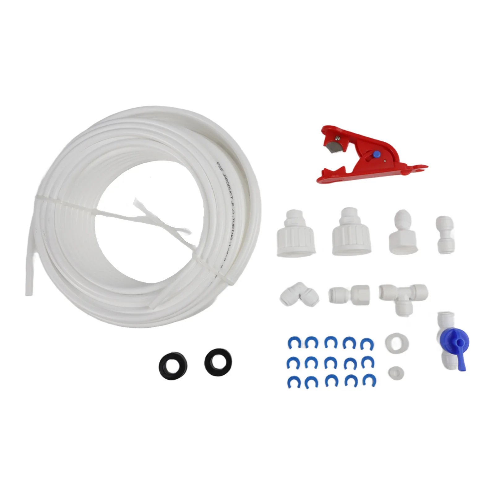 Flexible 14 Inch Water Pipe Fittings for Refrigerator Connector Kit Suitable for RO Filter Ice Machine Coffee Machine
