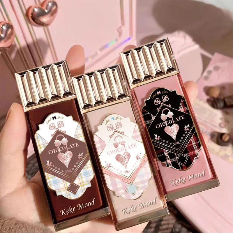 Flower Knows Chocolate Shop Cloud Lip Cream Delicate Clear Thin Autumn And Winter Milk Tea Color