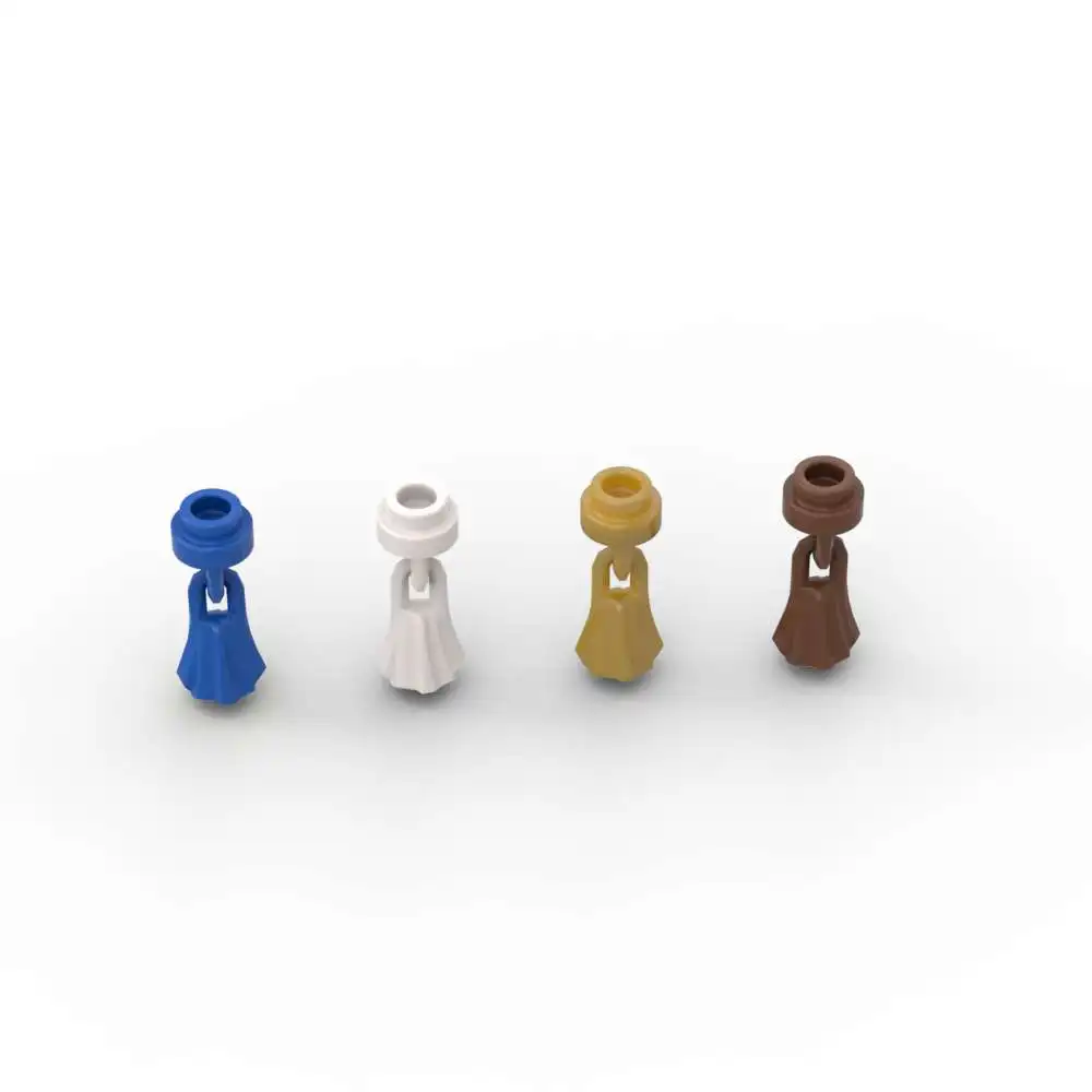 Moc 10 pçs 25375 pingente empilhamento substituível corrente de tijolo com borla tijolos blocos de construção brinquedos adultos meninos presentes do feriado