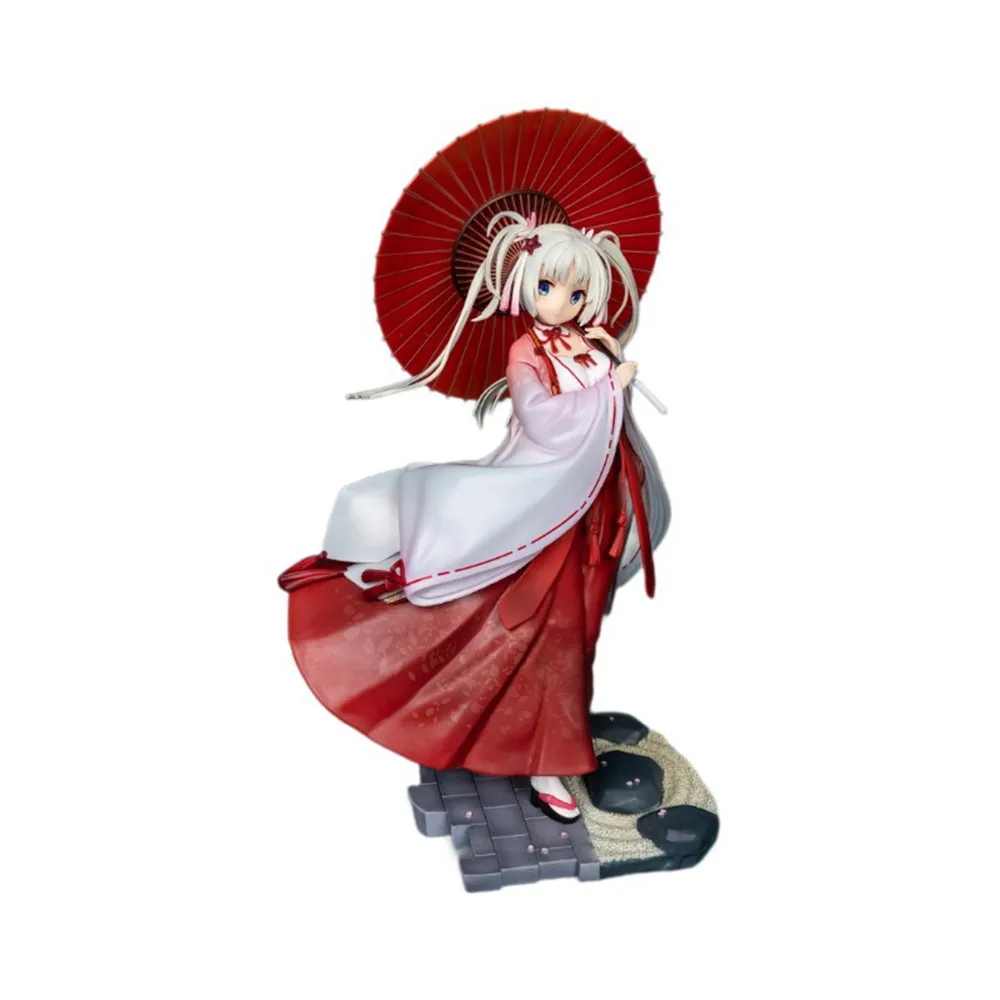 

28cm Senren Banka Yoshino Tomotake Anime Girl Figure Murasame Action Figure Riddle Joker Ayase Mitsukasa Figurine Model Doll Toy