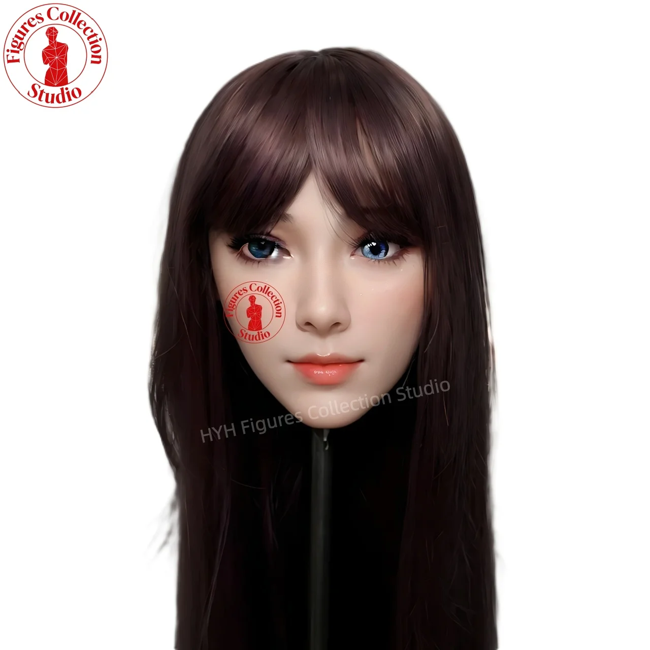 

Studio Makeup Head HYH-THB-KX-0054 Life-Size, M16 Interface, Artistic for Hairstyle, Jewelry, Photography