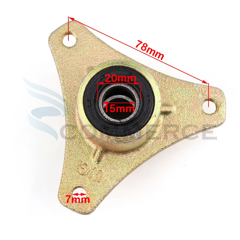 1 Pair 15mm Front Wheel Hub Fit For China 50cc 70cc 90cc 110cc 125cc Mini Kids Go Kart Golf Cart Buggy Karting ATV UTV Quad Bike