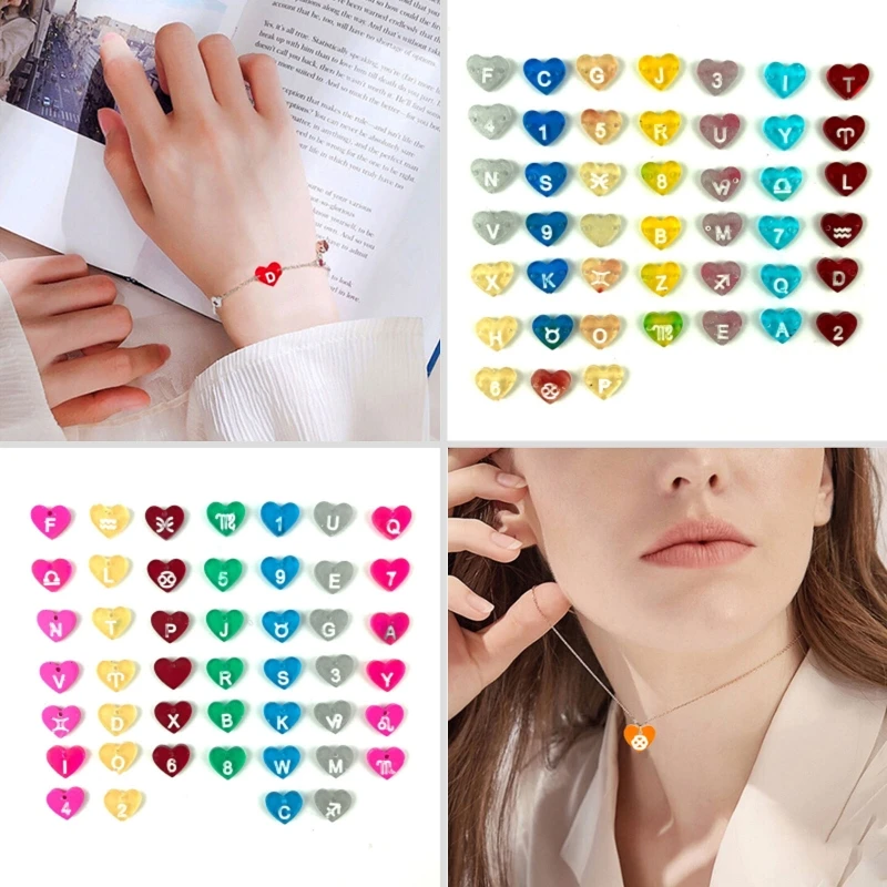 Love Heart Letters Earrings UV Crystal Epoxy Mold Eardrop Dangler Pendant Resin Silicone Mould DIY Crafts Jewelry Decorations