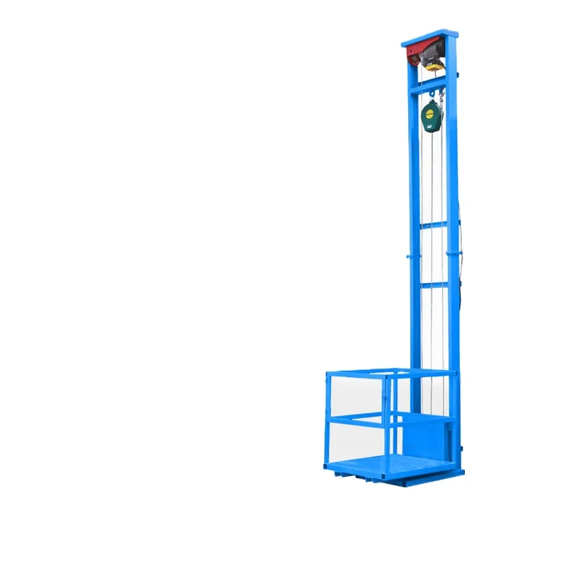 CX Small Freight Elevator Factory Warehouse Rail Elevator Household Freight Carrier