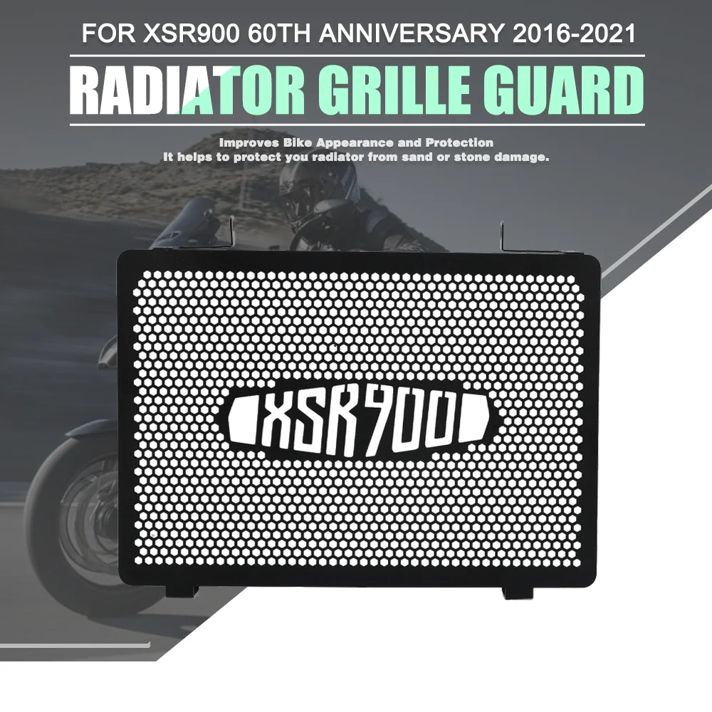 

FOR YAMAHA XSR900 60TH ANNIVERSARY 2016 XSR900 2016-2021 Radiator Grille Guard Protection Grill Cover Motorcycle Accessories