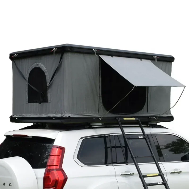 Hot Sale 2-3 Person Aluminum Shell Roof Top Tent Camping Outdoor Hard Shell Car In Factory Price