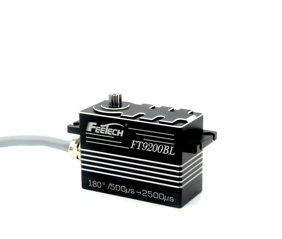 

Feetech 200 кг HS-1005SGT сервопривод 12 В высокого напряжения с ЧПУ алюминиевый корпус металлическая шестерня бесщеточный водонепроницаемый дрон вертолет с фиксированным крылом