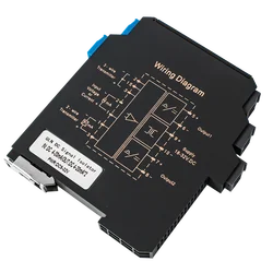 1 in 2 aus Gleichstrom Analoger Signal isolator 4-20mA bis 0-10V Signal isolator 0-10V bis 4 20mA Wandler Gleichstrom Analoge Signal isolatoren