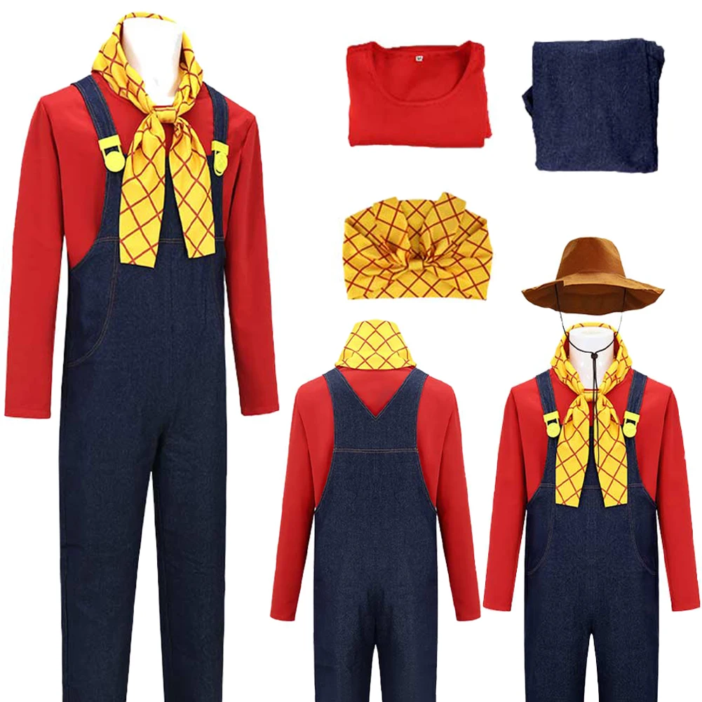Disfraz de Fantasia Miner Stinky Pete, Ropa de Cosplay de Película de Dibujos Animados, Disfraz de Felpa para Hombre, Disfraz Masculino de Fantasía para Halloween, Carnaval, Fiesta