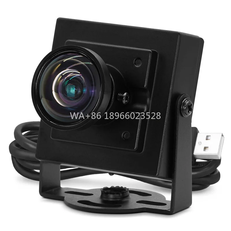 

8MP 2.4mm 120Degree No Distortion 4K USB Plug Mini Wide Angle Camera 3840*2160 Full HD 30fps Webcamera