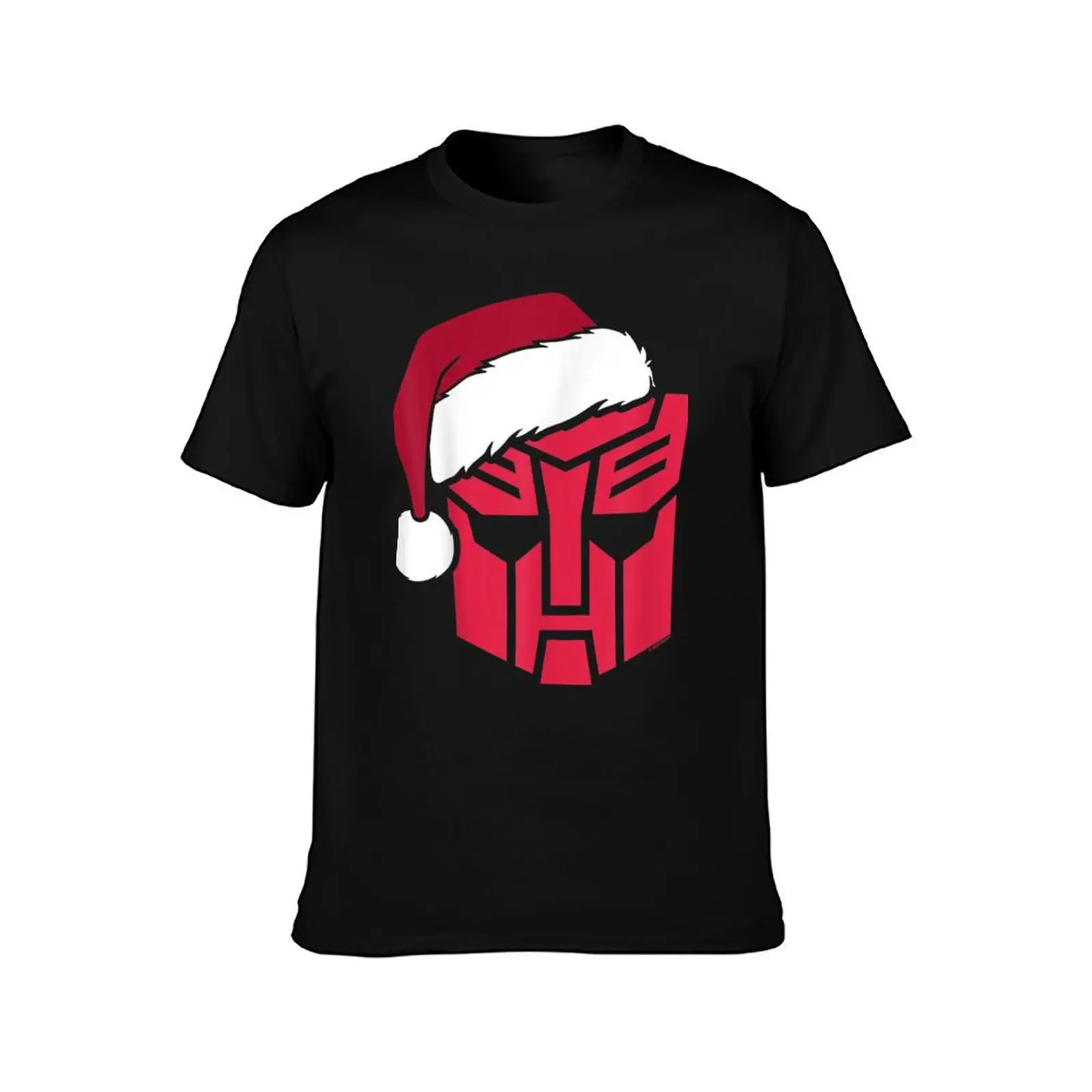 Transformers Christmas Autobots Santa Hat T-Shirt designer shirts plus size clothes t shirt men 100℅ cotton