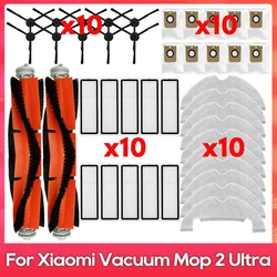 Fit For ( Xiaomi Mi Robot Vacuum Mop 2 Ultra / STYTJ05ZHM ) Main Side Brush Hepa Filter Mop Rag Dust Bag Replacement Spare Part
