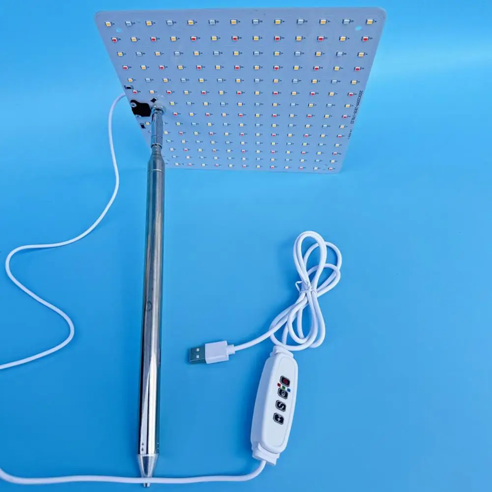 

Adjustable Bracket Plant Lamp Telescopic Grow Light with Timer Height Adjustable Full Spectrum Led Grow Light with for Indoor