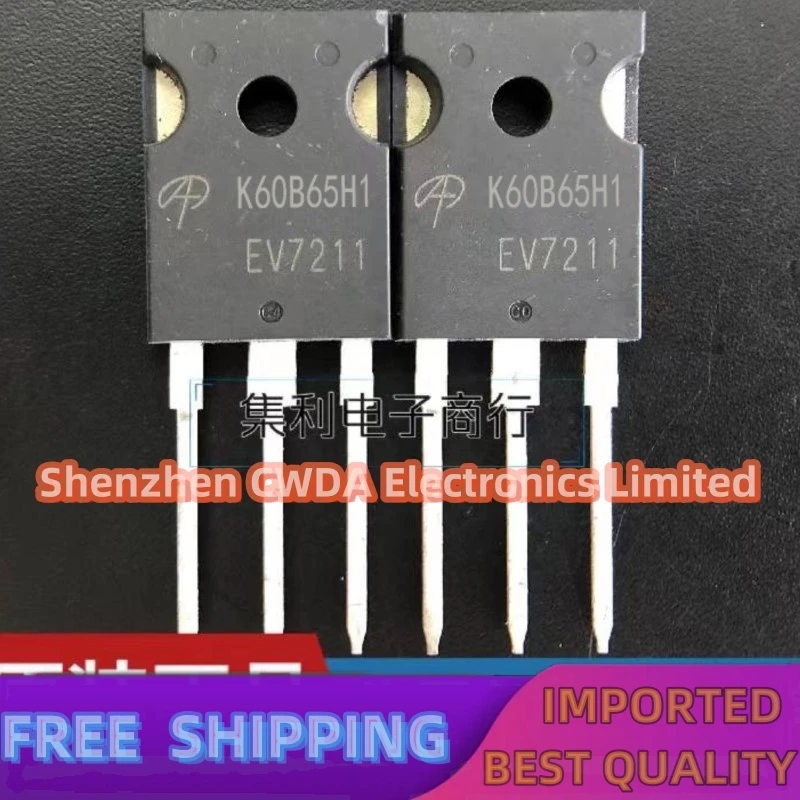 

10PCS-20PCS AOK60B65H1 K60B65H1 TO-247 650V 60A IGBT In Stock Can Be Purchased